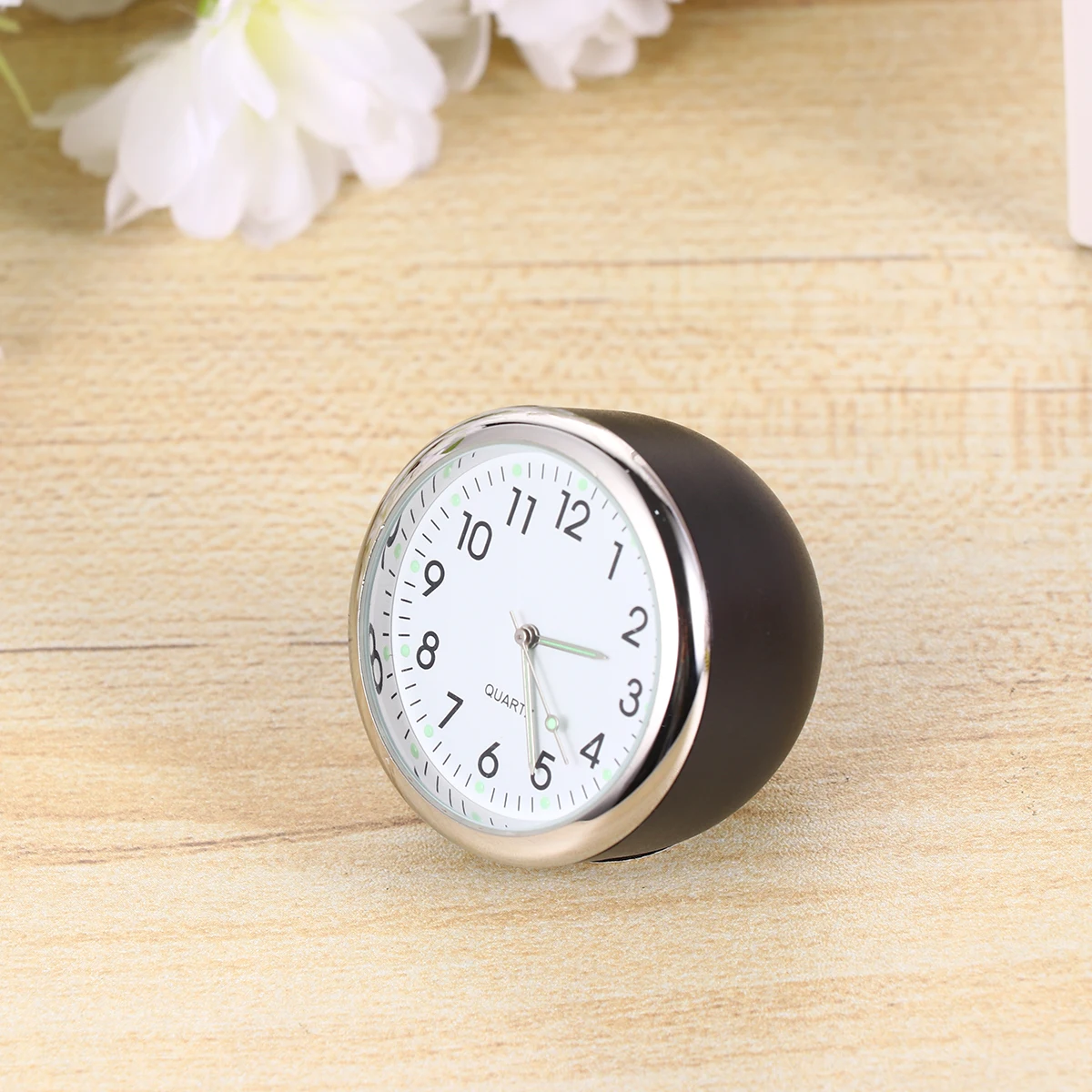 Car Quartz Clock Night Lights Fashion Metal Shell Easy Time Viewing Reliable Quality Automotive Clocks Small Night Lamps