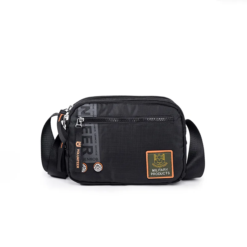 Volunteer Shoulder bags for Men 2023 New Korean Versatile Casual Solid Business Male Bag Multi-Functional Crossbody Bags 1609-11