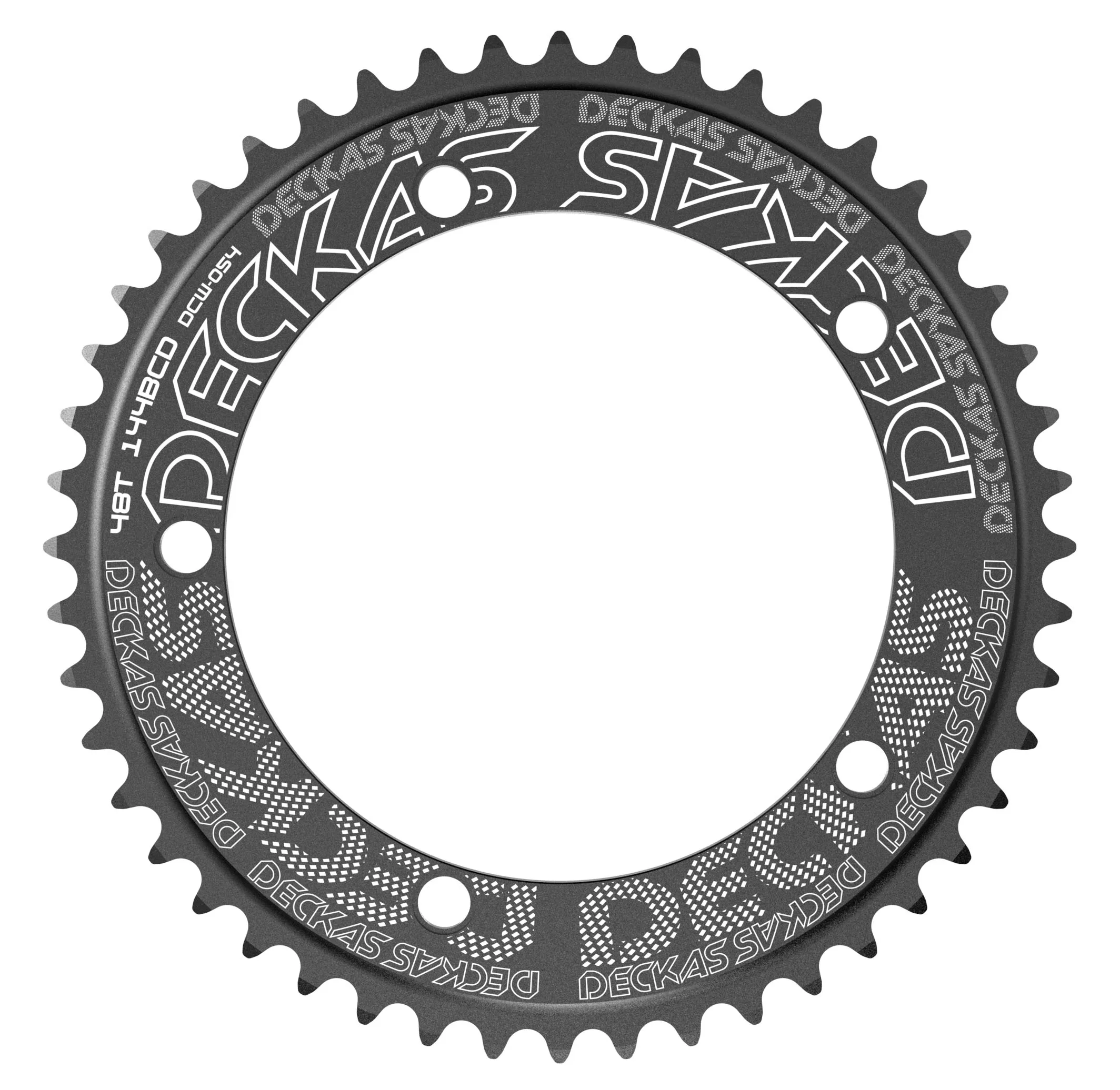 DECKAS MTB Bike 144BCD Fixed Gear Round Chainring  Track Bicycle 44-58T Teeth Special Single Speed Wheel Chainwheel Cycling Part