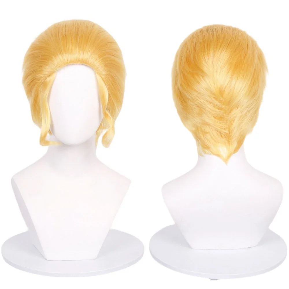 Anime Yoshikage Kira Cosplay Wig Yoshikage Kira Rose Net Wig Halloween Party Cos