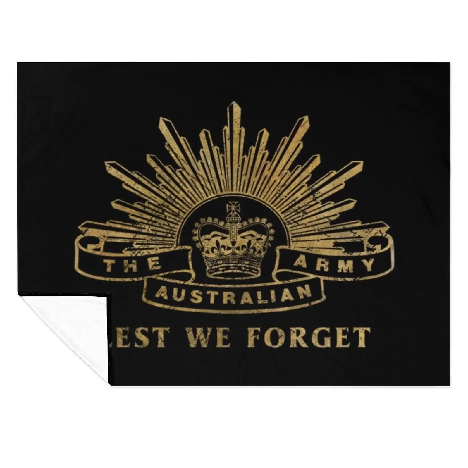

Australian Army - Lest We Forget Throw Blanket Bed linens decorative Hair valentine gift ideas Blankets