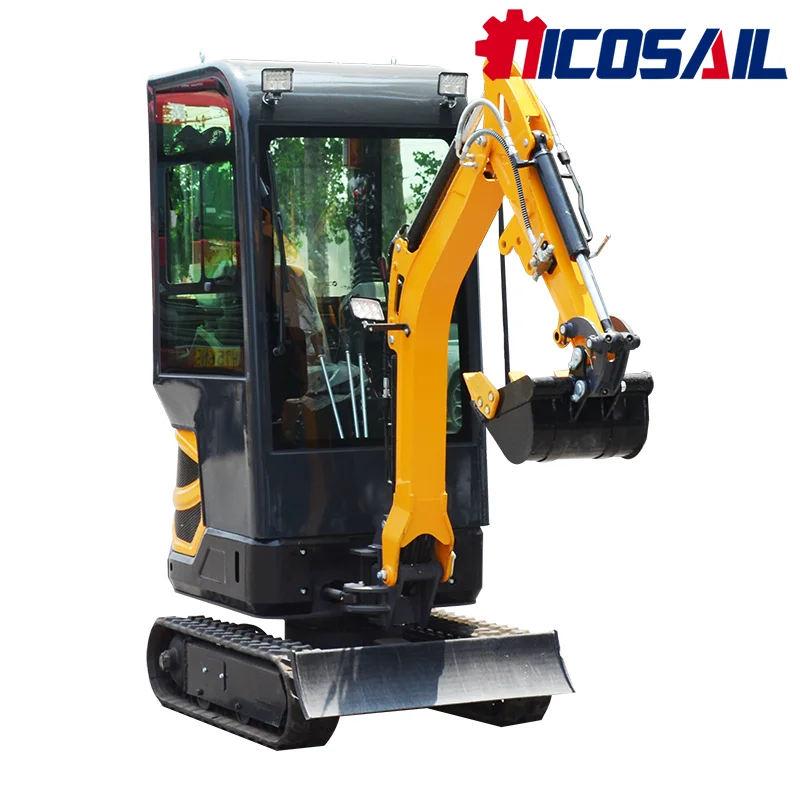 

Mini Excavator 1000kg 1500kg 2000kg EPA Engine Compliant Small Excavator Customizable China Manufacturer