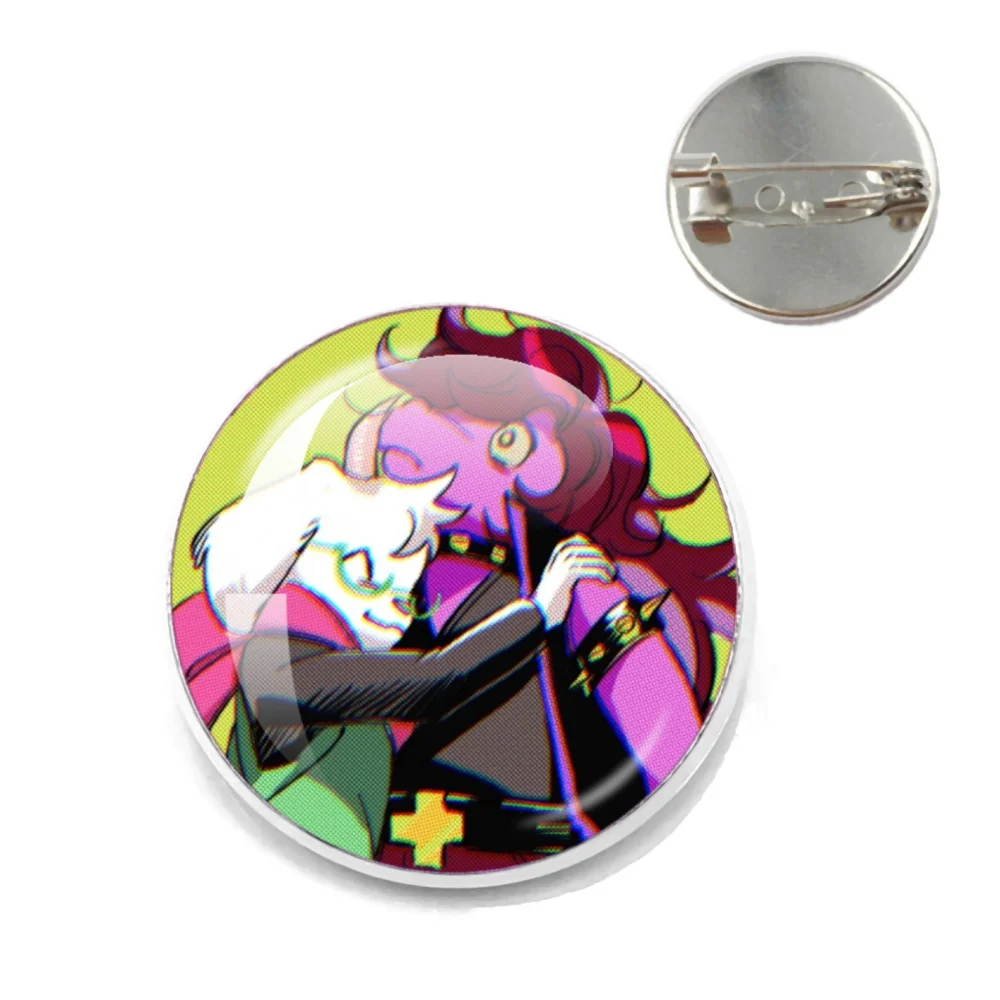 Deltarune لعبة شخصية السوسي مضحك ميمي دبابيس معدنية الإبداعية التلبيب دبوس ديكور الكرتون عاشق بروش معدني طوق هدية مجوهرات #4