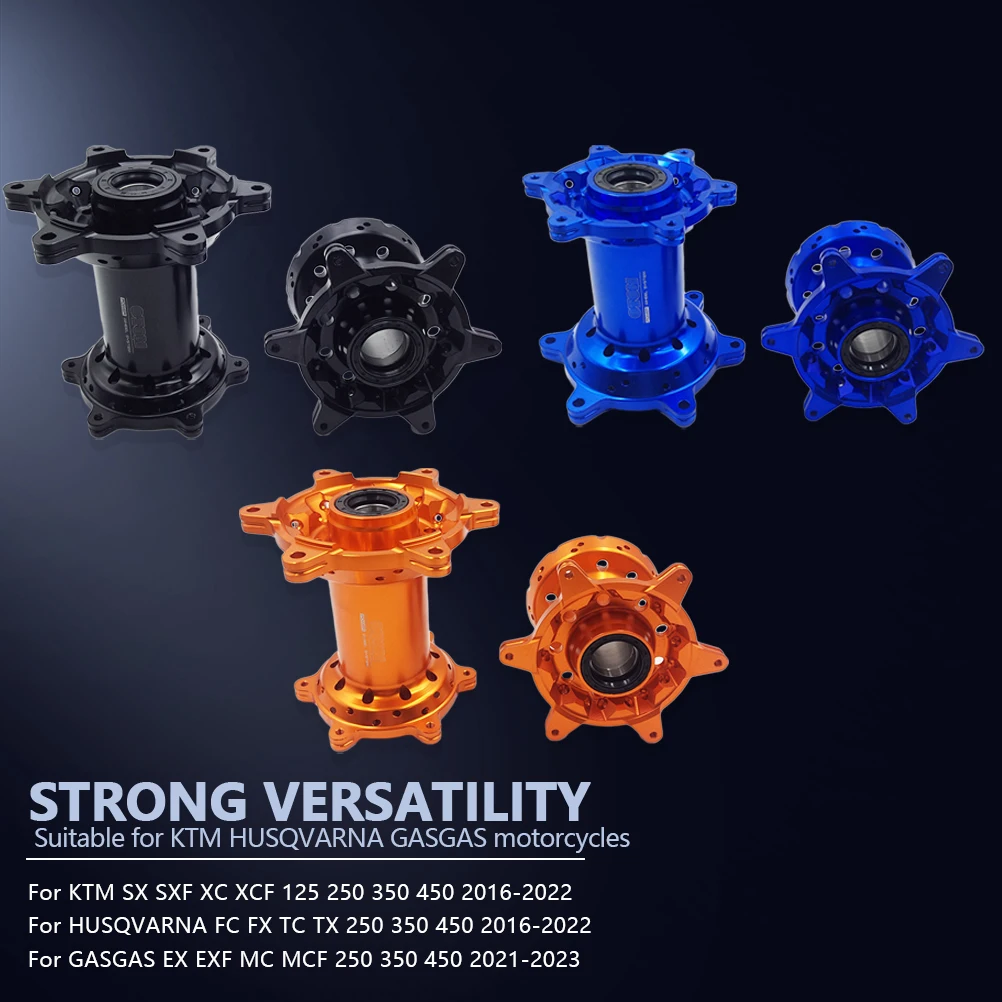 OTOM 2016-2022 Motorcycle 36 Holes Front Rear Hub CNC Aluminum With Bearing Oil Seal For KTM SX SXF XC XC FC FX TC TX EX EXF MC