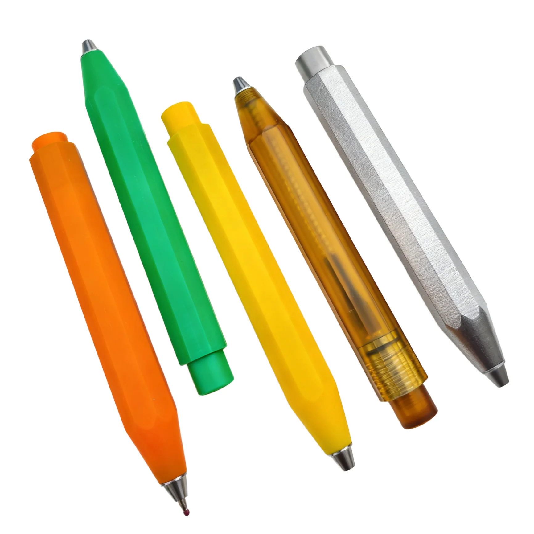 

1PC EDC Pocket Tool Octagonal Push-Button Ballpoint Pen Titanium Alloy Signing Pen PEI Writing Pen