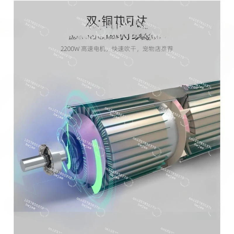 Hair Dryer High Power Silent Dual Motor Hair Dryer Water Blower Dryer