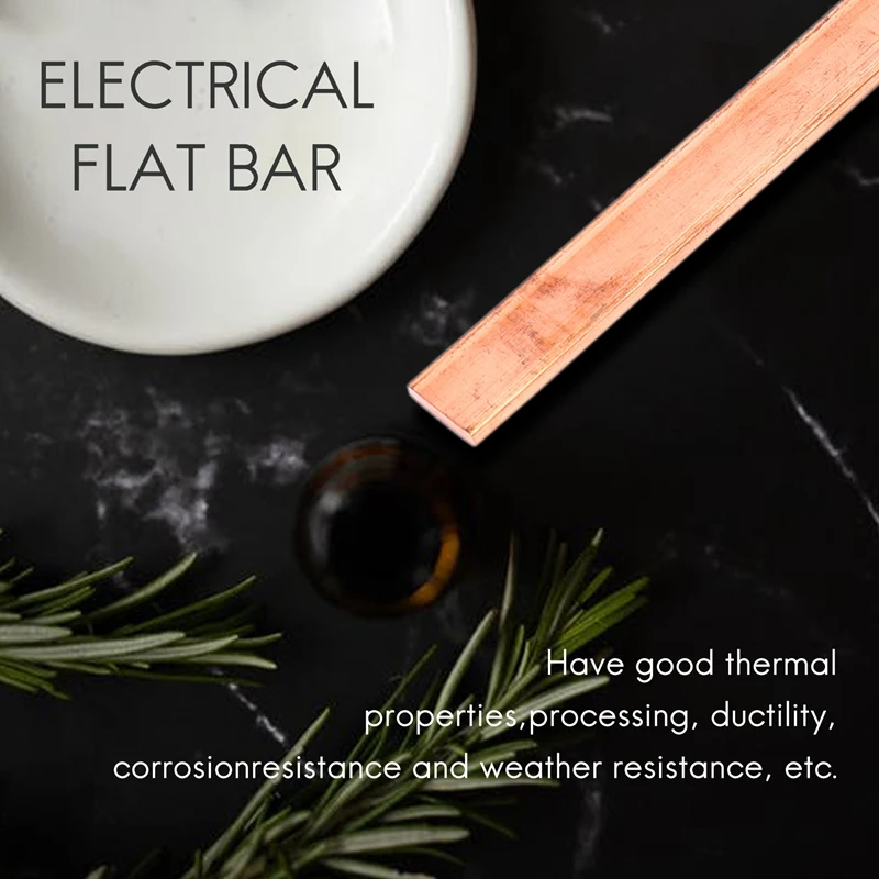 

99.6% T2 Copper Cu Flat Bar Plate 3mm x 15mm x 250mm Metal Strip-A73P