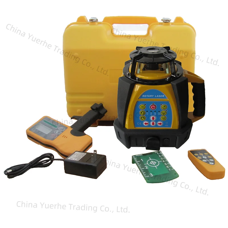 

Heipoe 360 3D Self-Levelling Rotating green Beam 30mw Rotary Laser Level with Remote Control
