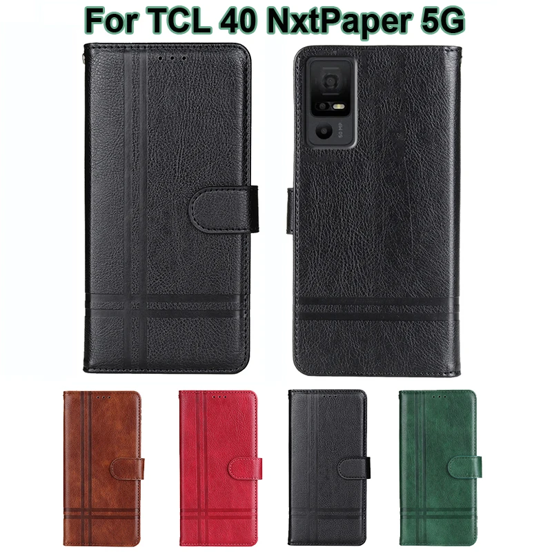 чехол на TCL 40 NxtPaper 5G Case Wallet 6.6