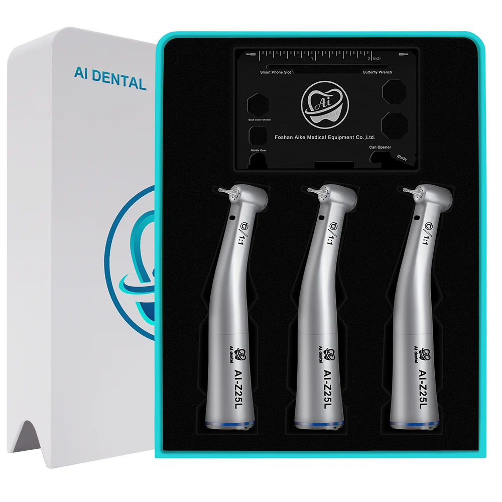 Dental S3 Series contrangolo a bassa velocità contro la fibra ottica odontoiatria LED micromotore strumenti di lucidatura regalo dentista