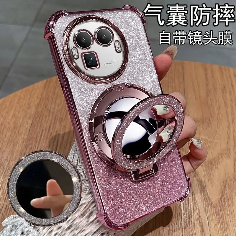 ل Realme GT8 Pro حافظة عصرية مطلية بالكهرباء من السيليكون اللامع صديقة للبشرة غطاء من البولي يوريثان الحراري لهاتف Realme GT8 Pro مقاوم للصدمات Funda #2