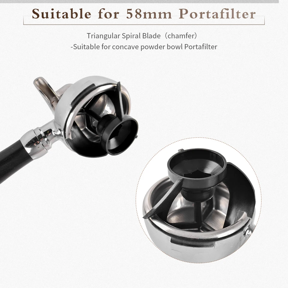 Kit Pulizia Portafiltro Caffè – Spazzola, Supporto E Vassoio Anti-goccia – Per Macchine 51/53/58 Mm – Barista Professionale