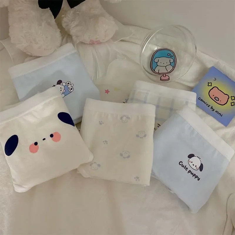 Miniso Sanrio Kawaii Unterwäsche Cinna moroll Pochacco Druck Dreieck Hosen weiche bequeme dünne Frauen Slips Freundin Geschenke