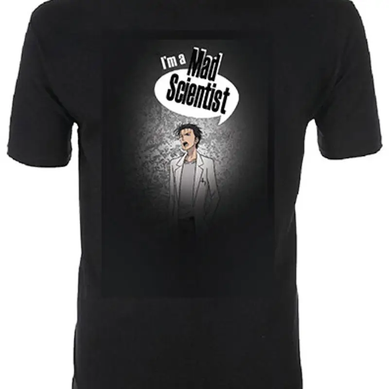 **Legit** Steins Gate Okabe I'm a Mad Scientist Authentic Anime T-Shirt #25042