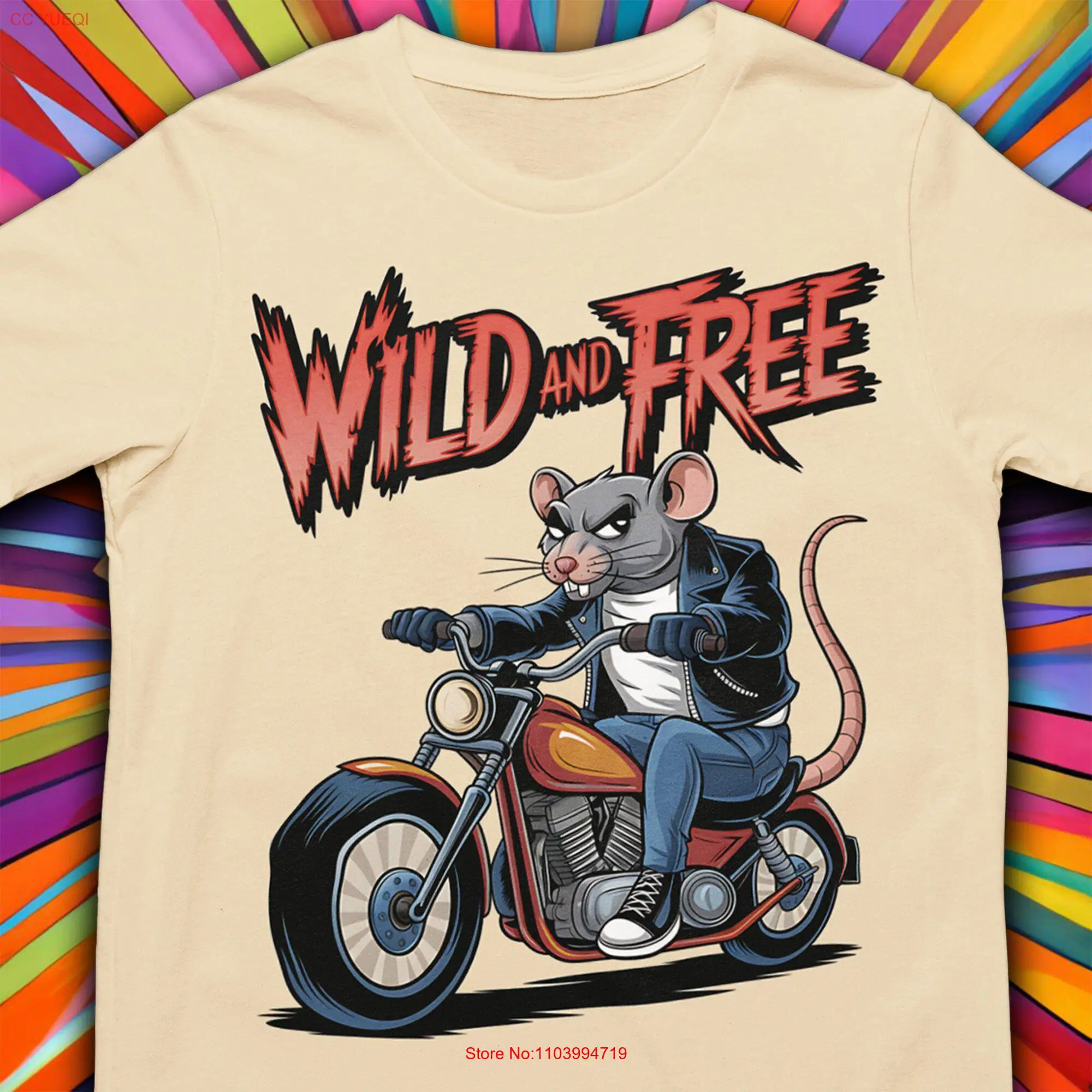 

Милая футболка RaT, забавная очаровательная футболка Kawaii Lover Cartoon Squad, лучшие длинные или короткие рукава