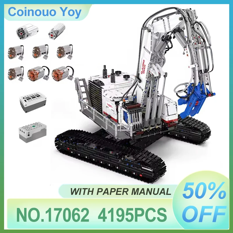 

Высококачественный технический грузовик, игрушка «сделай сам», радиоуправляемый строительный блок, кирпич, спортивная машина для сноса, форма King 17062, сборка, детские рождественские подарки