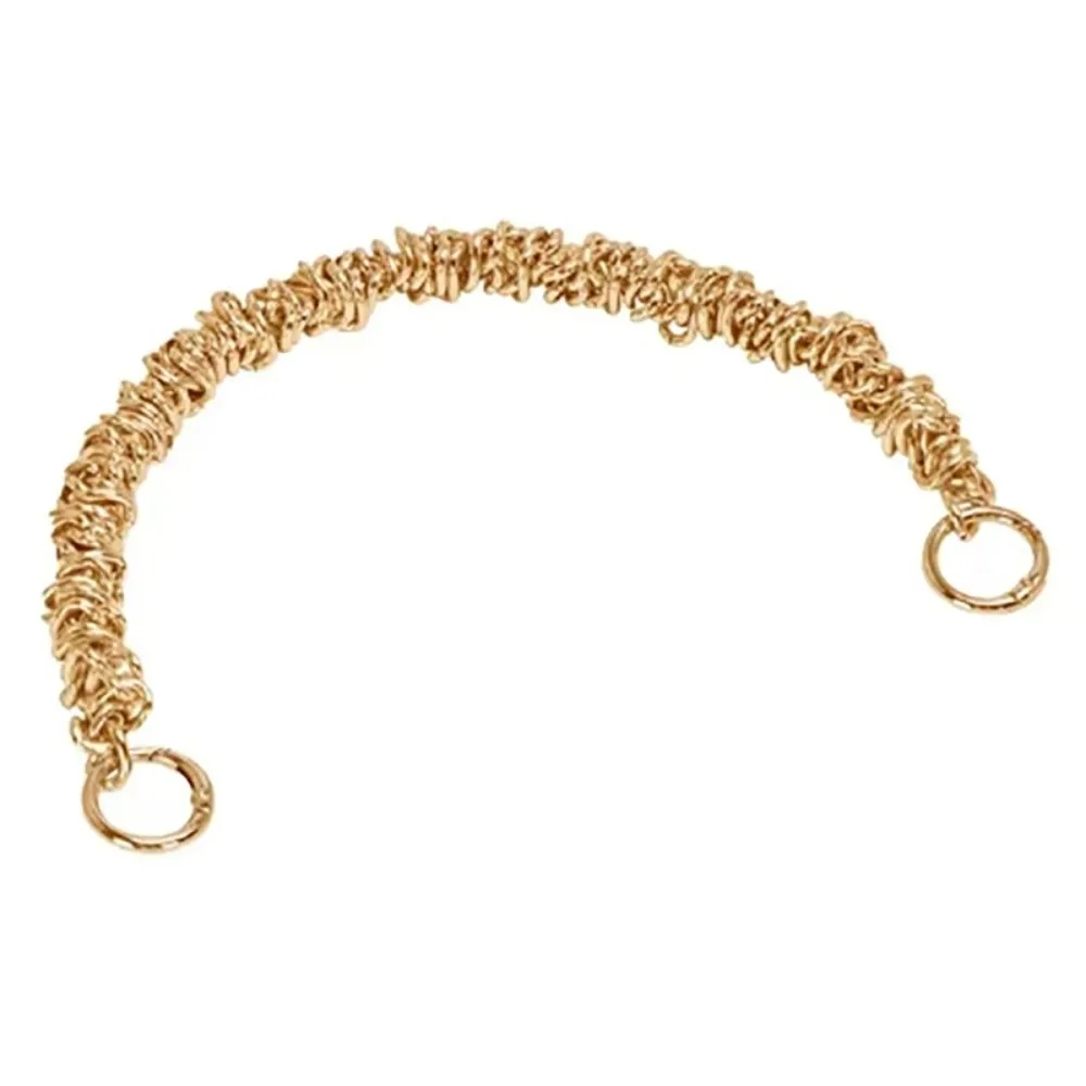 New Exquisite Irregular Handbag Chain Silver Adjustable Shoulder Bag Strap Detachable Decorative Metal Handle Bag Accessories
