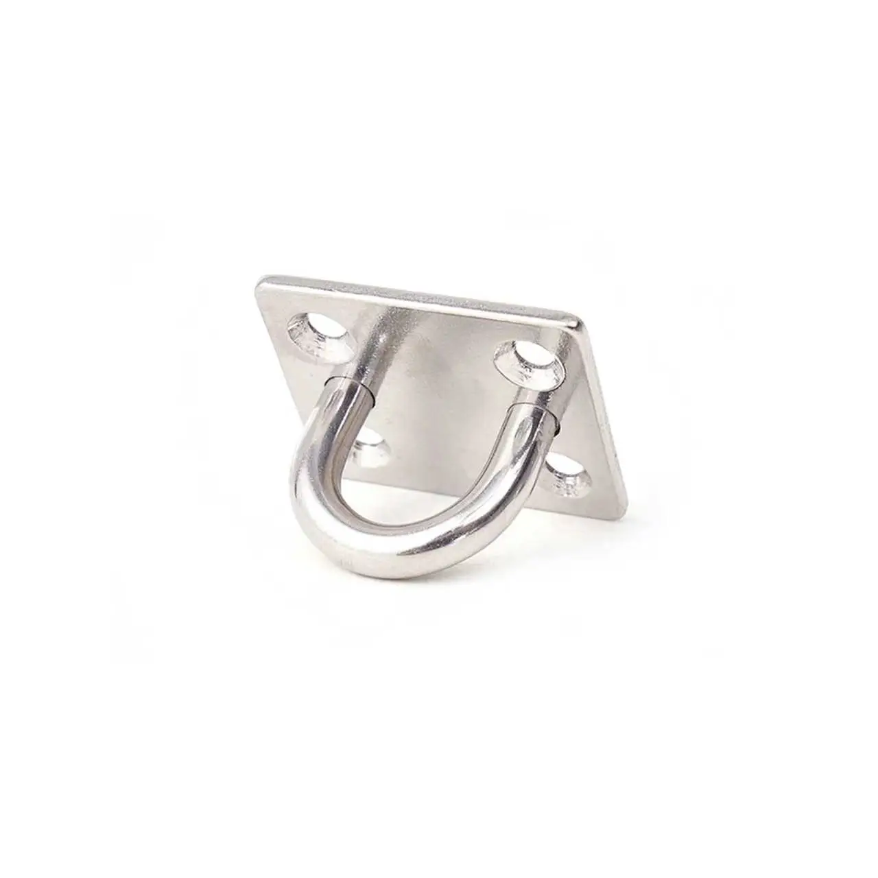 304 Stainless Steel Circular Square Elliptical Rhombus Hook Gasket Hook Ceiling U-Shaped Heavy-Duty Hook Yoga Hammock Bracket To