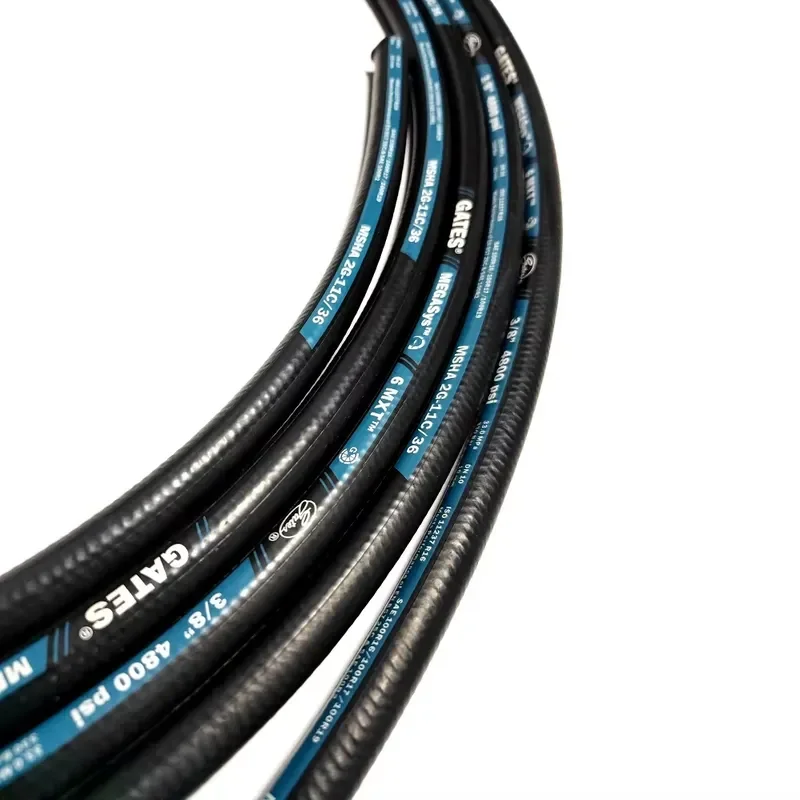High pressure hydraulic hose with steel wire reinforcement 1