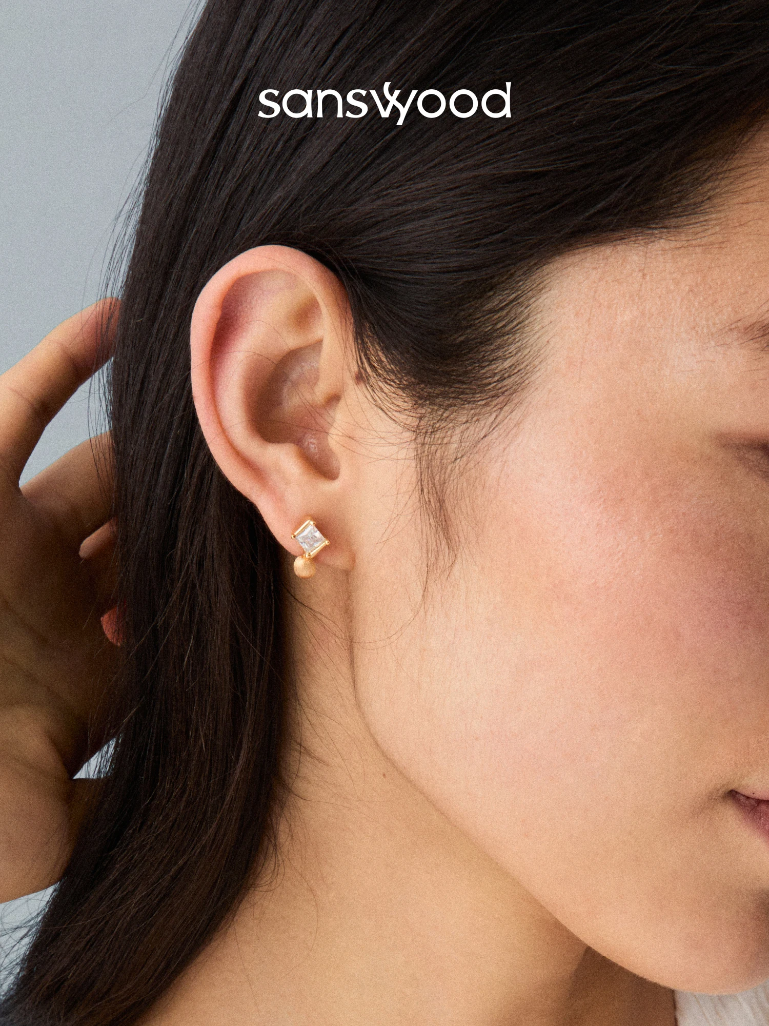 sanswood-square-moissanite-earrings-for-women-simple-versatile-design-sense-female-fashion-jewelry-ear-decorations