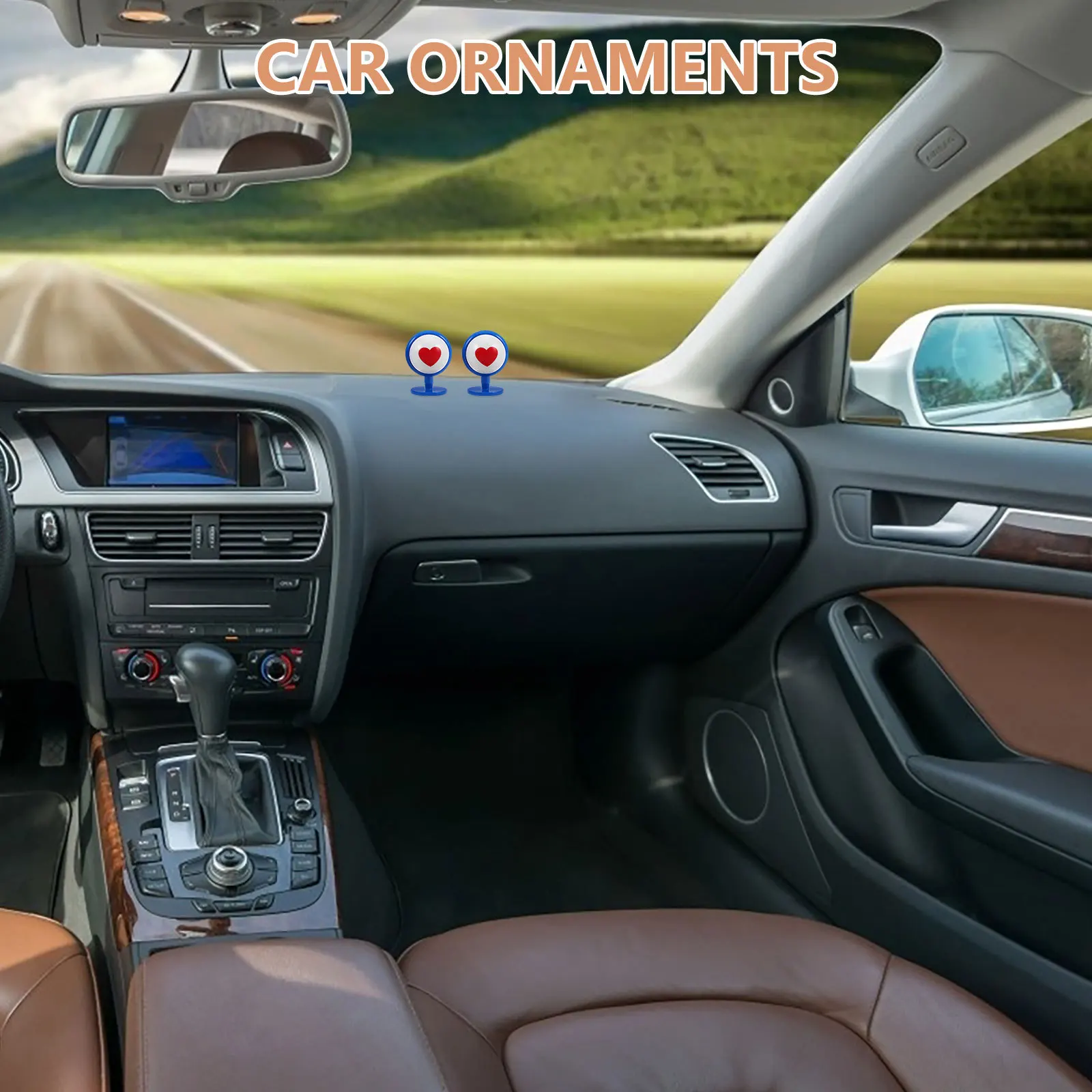 

1Pair Blue Eye Electric Scooter Decoration Cute Unique Accessories for Women Snowboarding Skiing Motorcycle