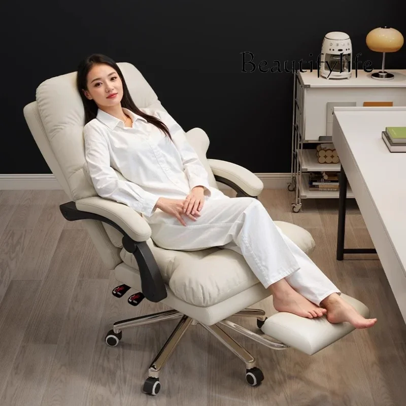 BJ Comfy Luxury Office Chair Home Back Mobile Computer Office Chair Ergonomic Gamer Cadeira De Escritorios Home Accessories 3
