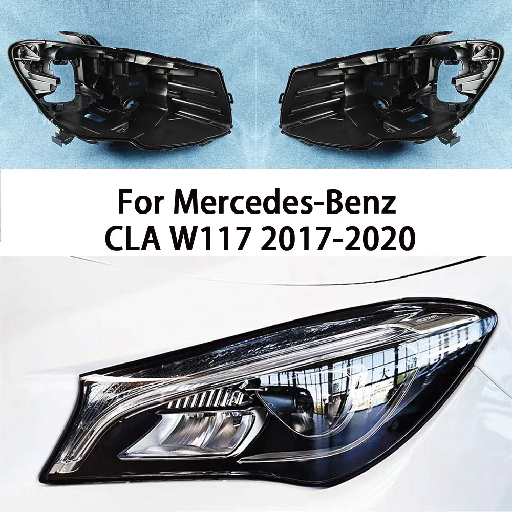 

Основание фары HTTCY для Mercedes-Benz CLA W117 2017 2018 2019 2020, дом фар автомобиля, задняя база, передняя авто фара, задняя часть корпуса