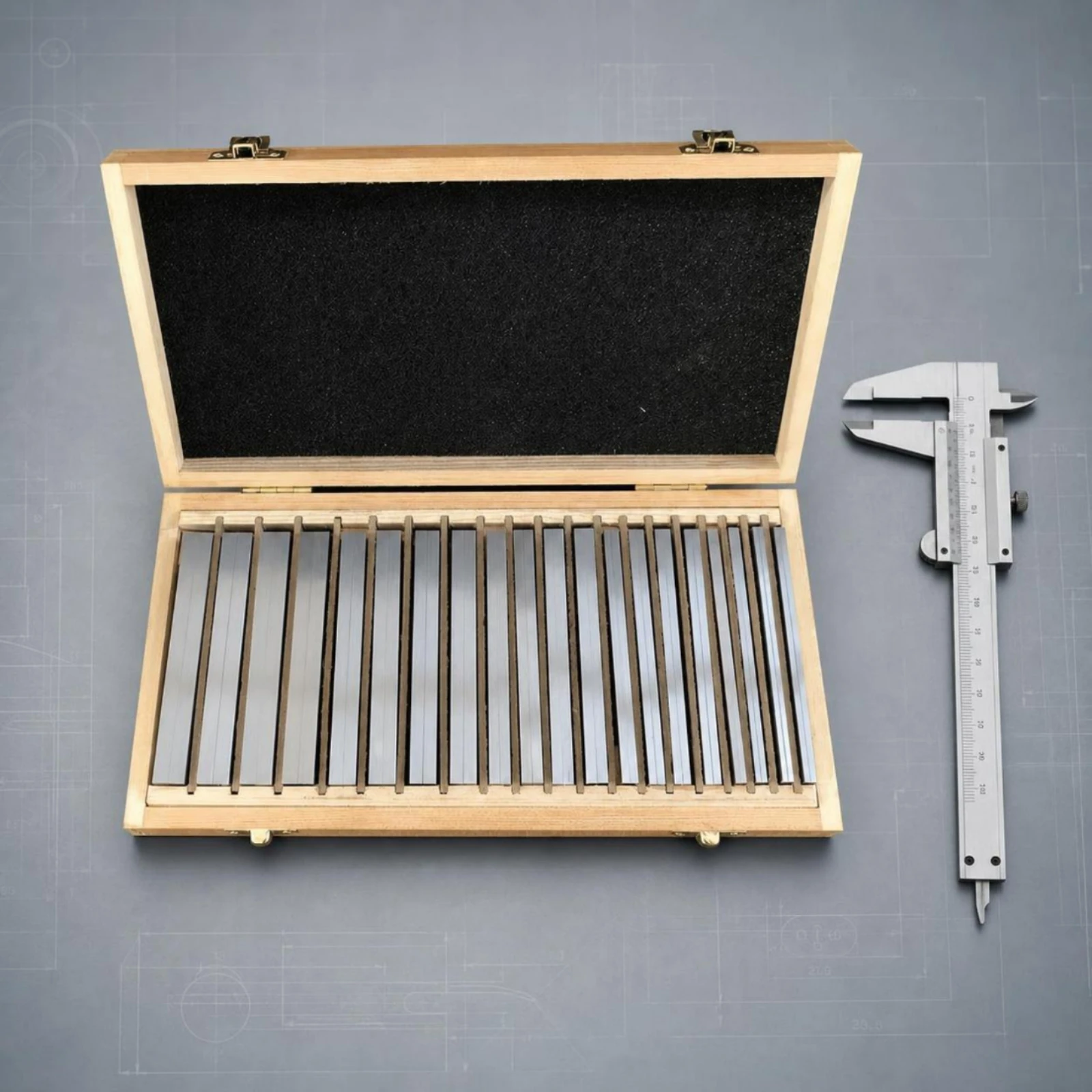 40 Pieces Steel Parallel Blocks 0.005 Mm Accuracy Parallel Set Tooling HRC52 Precision for Machinists, Milling