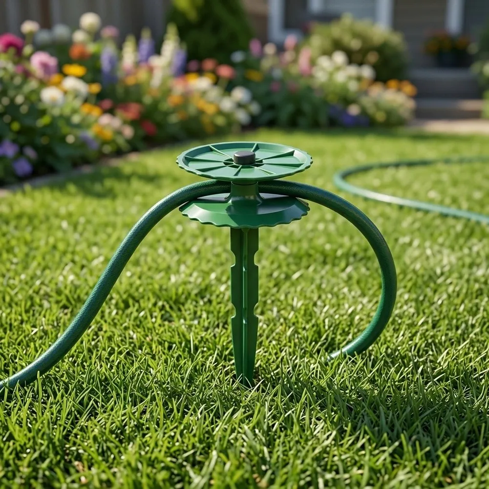 Hose Management System 10 Inches Garden Hose Guide Stakes Reinforced Plastic Material Sun Protection Design For Garden Hoses
