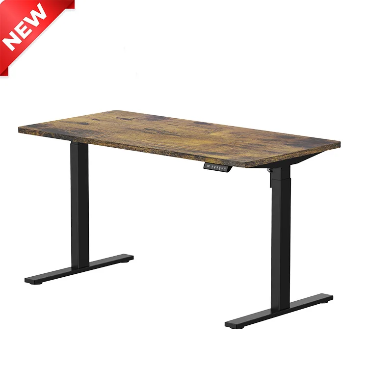 Single-Motor Adjustable Standing Desk Frame Modern Minimalist Office Computer Furniture