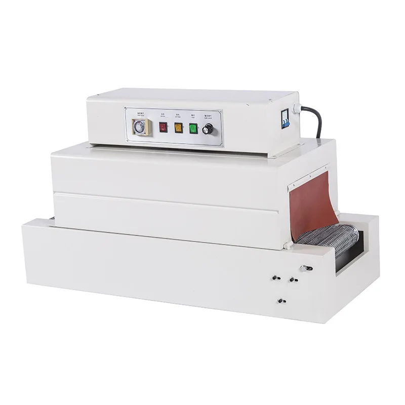 small infrared heat shrink machine box packaging automatic conveying heat shrink tunnel packing machine