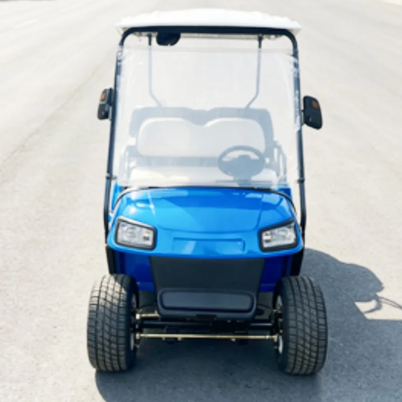 Street Legal 4 Wheel Electric Golf Cart With Touch Screen Cargo Truck Cart With Rear Cargo Box Off-Roadox 12-Inch Off-Road Tires