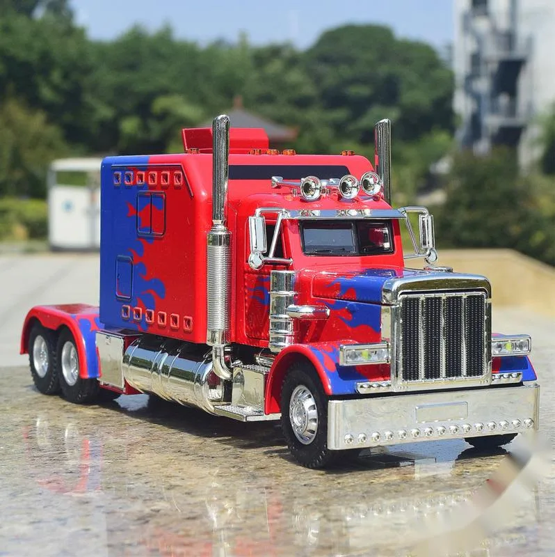 1/24 New Arrival Special Price Diecast Metal American Heavy Truck Car Model Furniture Display Collection Toys For Children