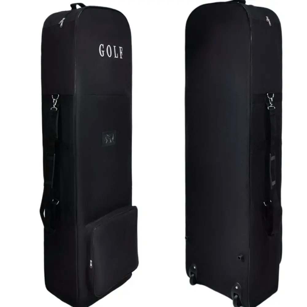 

Foldable Golf Club Travel Bag with Wheels Durable 600D Golf Carrying Bag Large Capacity Waterproof Club Storage Bag Outdoor