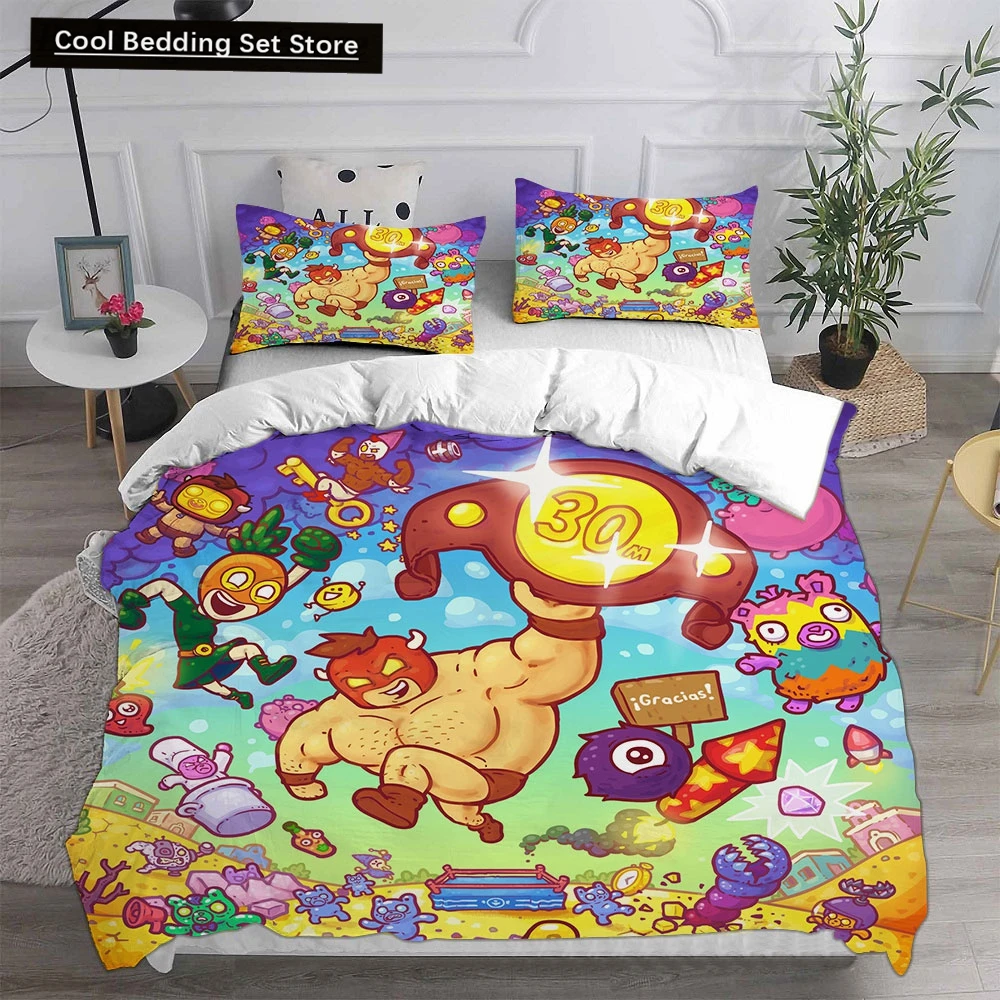 

Game Burrito Bison:Launcha Libre Bedding Sets Comforter Quilt Bed Cover Duvet Cover Pillow Case 2-3 Pieces Sets Kids Adult Size