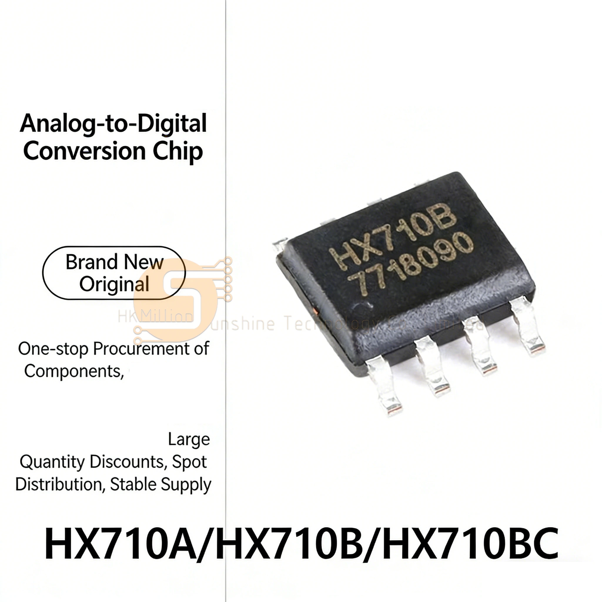 10pcs/20pcs HX710A HX710B HX710C HX710 SOP8 Digital Analog Converter IC Chip for Thermometer Temperature Sensor