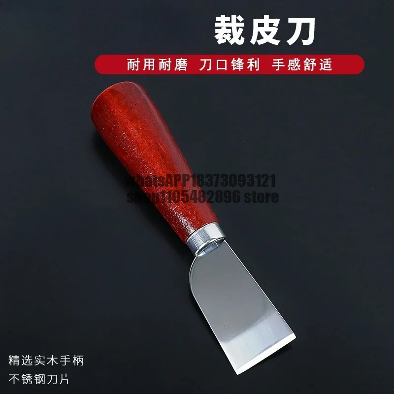 Leather cutting right hand/show times, handmade DIY leather cutting thin trimming tool with sharp edge