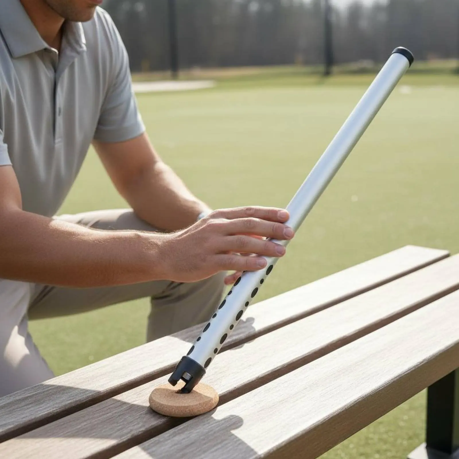 Golf Ball Grabber Aluminum Alloy Golf Ball Picker Upper Tube Sports Equipment Rust Resistant Portable for Driving Range view 3