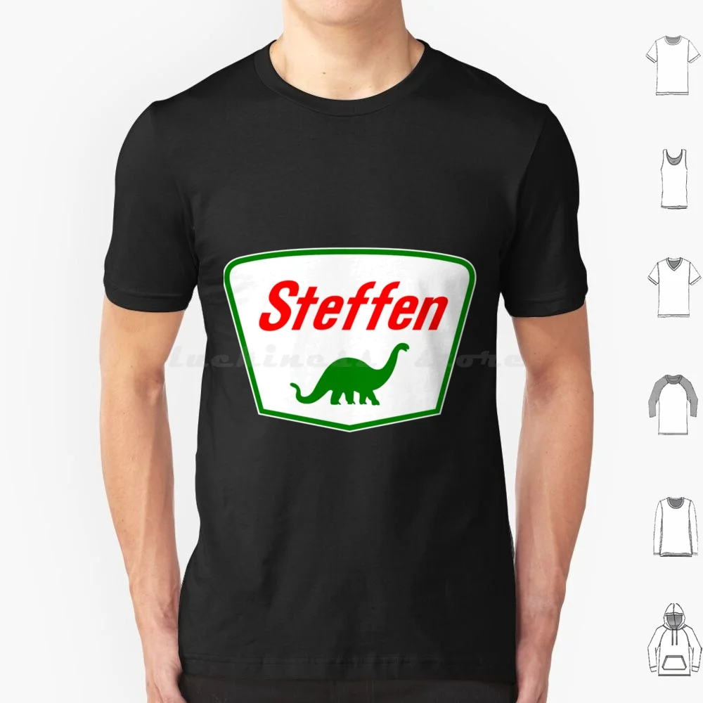 Steffen el dinosaurio camiseta 6xl algodón Cool camiseta Steffen el dinosaurio