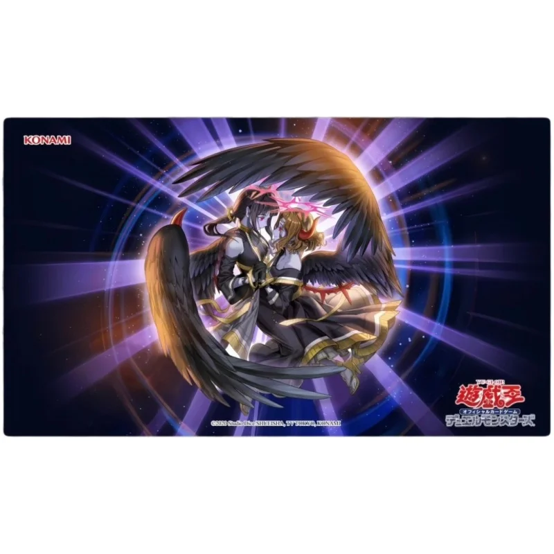New Yu-Gi-Oh! Darklord Dance Theme 600x350mm Single Player Duel Battle Card Playmat Tcg Trading Card Rubber Mouse Pad Toy Gift