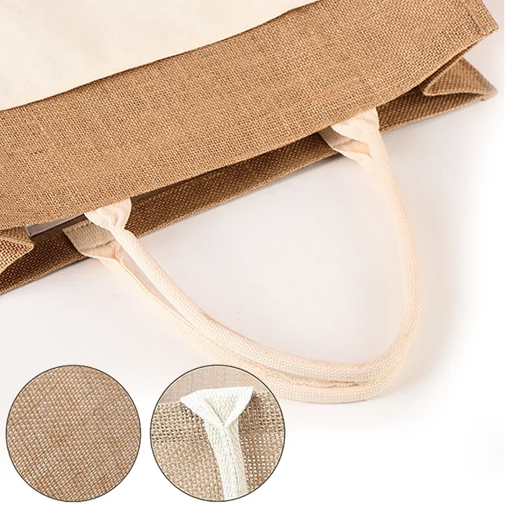 اسم التخصيص الشخصي حقيبة يد نسائية حقيبة تسوق صديقة للبيئة حقيبة كتف صيفية للسفر والشاطئ