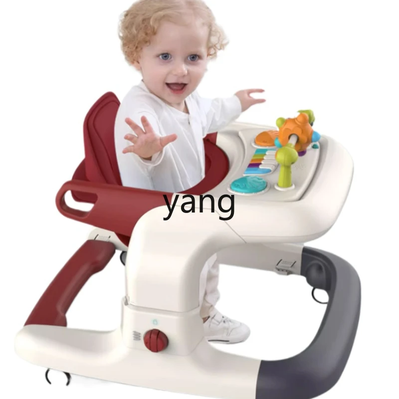 

CX Baby Walker Multi-Functional Anti-Flip Anti-O-Leg 6-18 Months Row Trolley Three-in-One