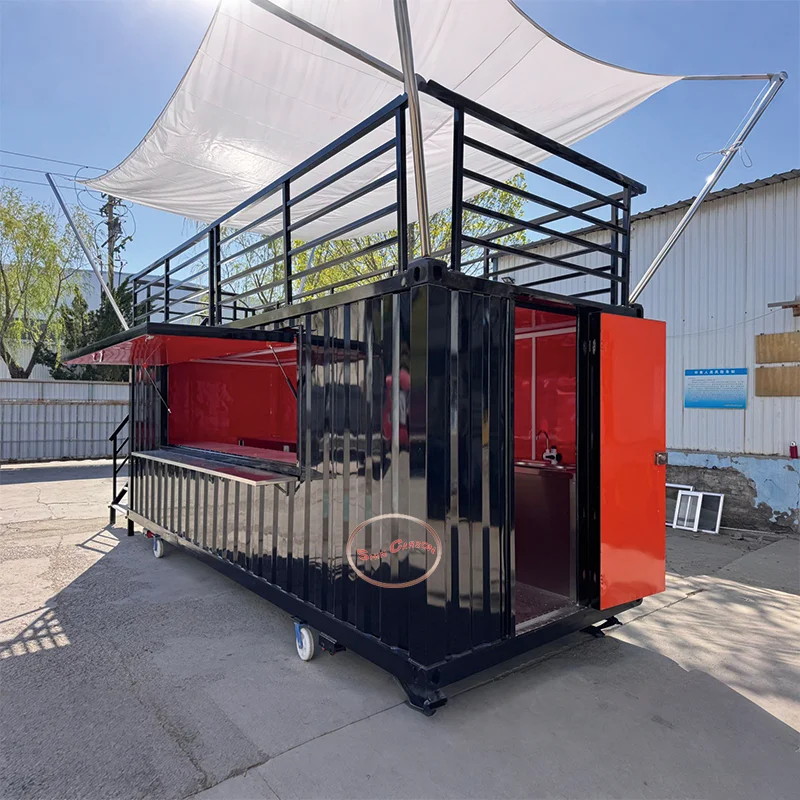 

Custom Food Truck Van for Sale - Truth BBQ Mobile Kitchen Pizza Burger Ice Cream Coffee Catering Vehicle Manufacturer