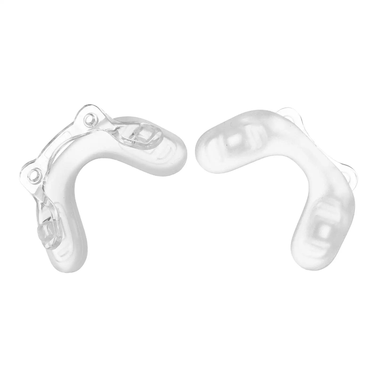 

2 Pcs Nose Silicone Nose Pads For Eyeglasses Pads for Eyeglasses Children Anti Slip Clear Repair Kits Saddle Design Fits Frames