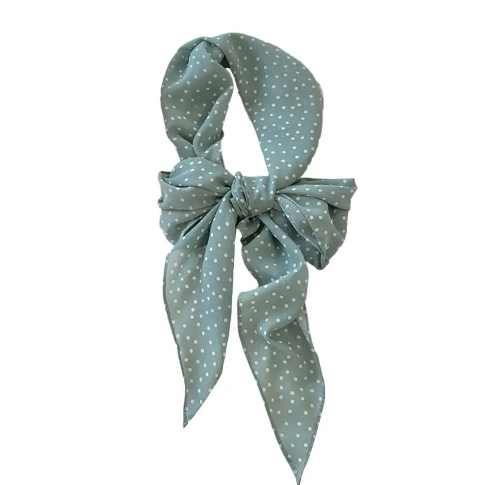 

Luxury Ribbon Polka Dot Scarf Printed Multifunction Scarf Headband Thin Head Scarf Long Scarves Outdoor