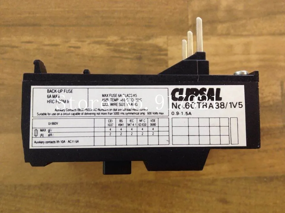 [ZOB] Clipsal CLIPSAL 6CTR38/1V5 thermal overload relay 0.9-1.5A genuine original  --10pcs/lot