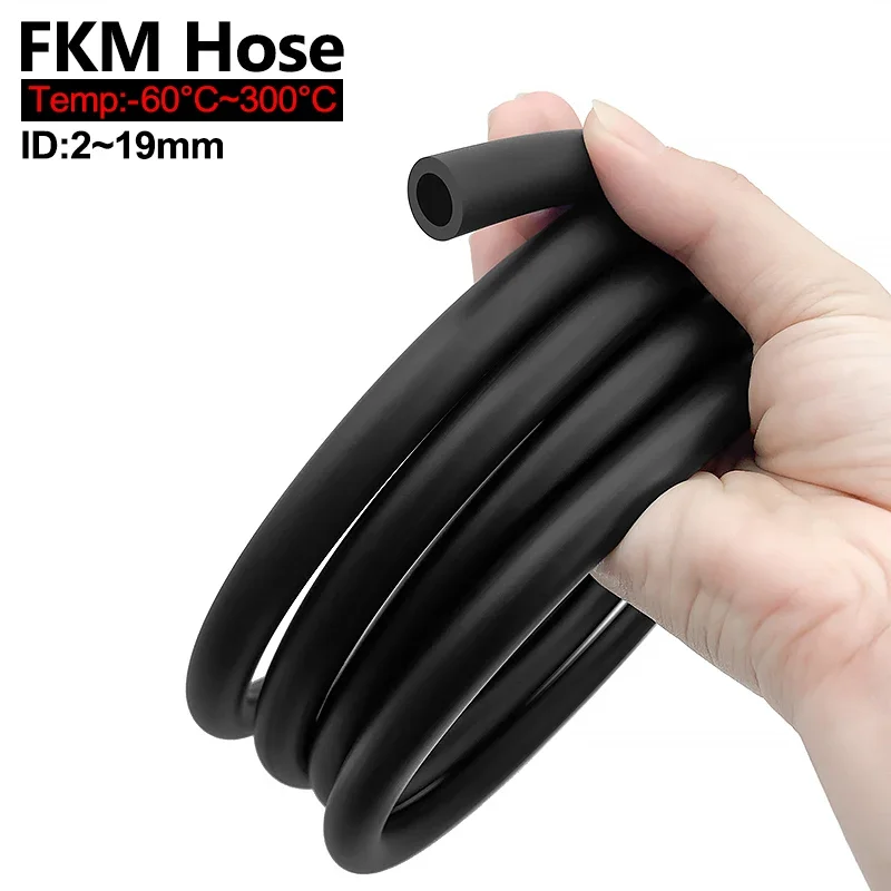 Fluorine Rubber Hose High Temperature and Corrosion Resistant Oil Hose 2mm /3 /4 /5 /6 /8 /10/12/14/16mm Petrol Diesel Oil Hose