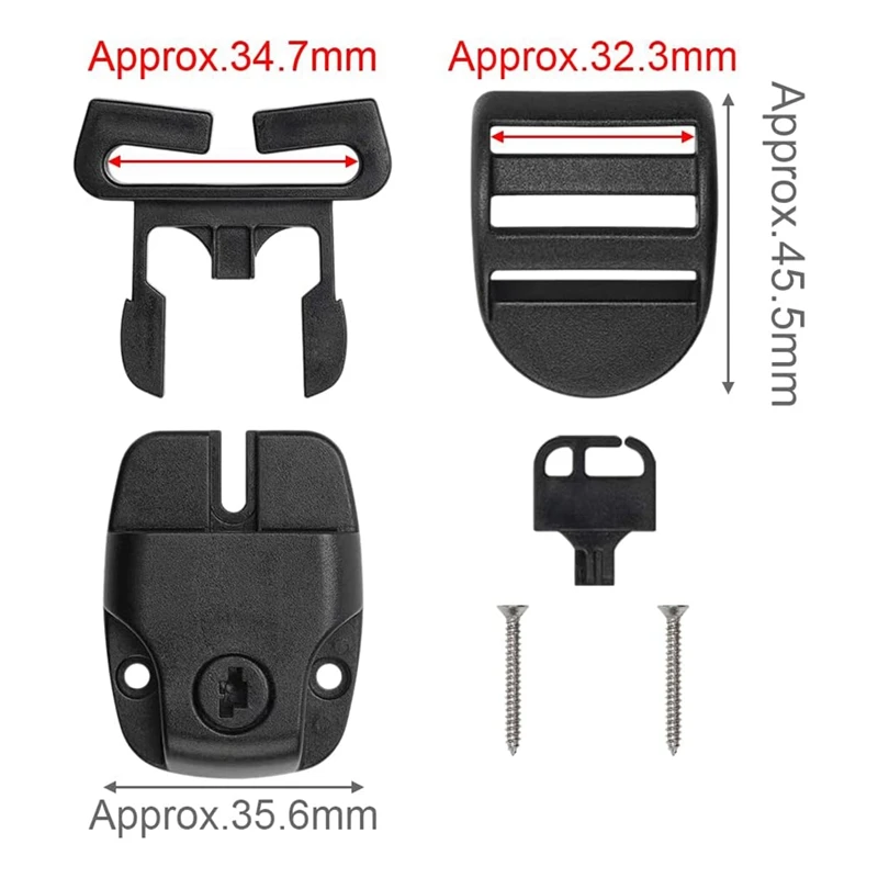 4 Sets Spa Whirlpool Abdeckung Clips Riegel Ersatz Set Kit Whirlpool Abdeckung Riegel Clip Schloss Für Abdeckung Riemen Mit Schlüssel, einfach Zu Bedienen