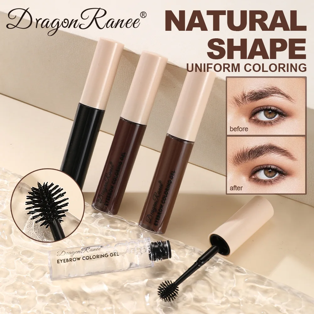 Eyebrow Coloring Gel Tint 4 Shades Persistent Brow Color for Defined Wild Brows Professional Makeup Eyebrow Dye Cream Cosmetics
