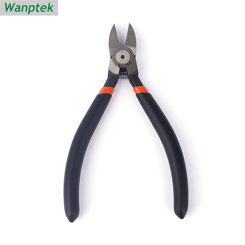 SK-150 mini cut line plier edge super thin single edged assembled slanting carbon steel model side cutting pliers